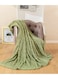 COMFY SOFT &amp; FLUFFY SHEEP BLANKET / THROW GREEN