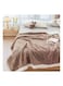 COMFY SOFT &amp; FLUFFY 200 X 230 CM SHEEP BLANKET BROWN