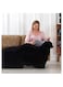 COMFY SOFT &amp; FLUFFY CLASSIC FUR BLANKET/THROW BLACK