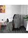 PIONEER SILKY SOFT FLANNEL BLANKET BLACK 200 X 220 CM SILVER GREY