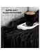 PIONEER SILKY SOFT FLANNEL BLANKET BLACK 200 X 220 CM BLACK