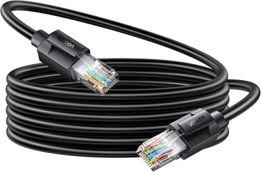 UGREEN Ethernet Cable CAT 6a 30M UTP Network Cable 10Gbps High Speed Internet Cord LAN Wire RJ45 Connector Compatible with Router PS5 Xbox Smart TV Switch WiFi Extender Ethernet Adapter