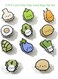9 PCS Cute Chip Clips Food Bag Clip Set, Vegetable Shaped Bag Clips Funny Kitchen Snack Bag Sealer, Acrylic Chip Clip for Airtight Seal Food Storage