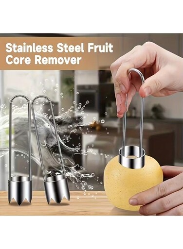 Stainless Steel Fruit and Vegetable Pitter / Seed Remover / Multi-Purpose Corer Tool&acirc;&euro;&rdquo; ideal for apples, pears, tomatoes, peppers, and more.