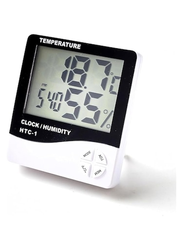 Digital Room Indoor Thermometers, Mini Humidity Meter, Hygrometer Thermometer with Icons, Temperature unit switching, Hygrometer Room Temperature Monitor for Home/Office/Nursery/Baby Room/Greenhouse