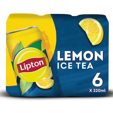 Lipton Ice Tea Lemon Can 320ml Pack of 6