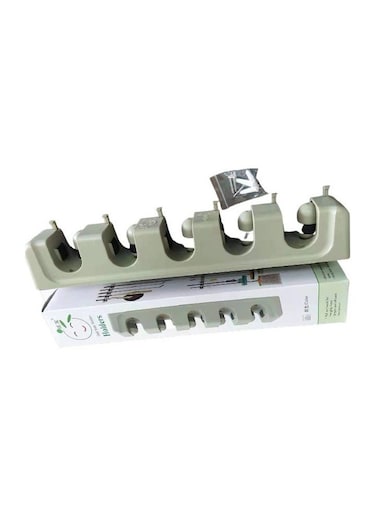 Multipurpose Mop Holder Broom Holder Plastic Wall Mounted Organizer Storage Hooks Mop and Broom Holder for Kitchen Garden and Garage