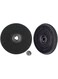 2PCS Activated carbon plastic HEPA filter Charcoal fibre filter for cooker hood exhausts (230 X 20 mm)