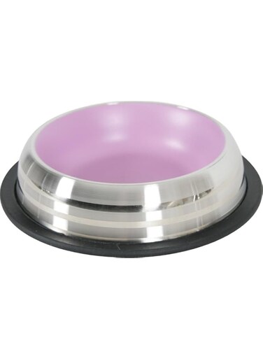 Zolux Merenda Stainless Non-Slip Dog Bowl - Pink 225ml
