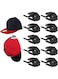 10 Pcs Black Cap Holder for Wall,Hat Organizer Rack Wall Cap Display Door Hanger Hat Molder