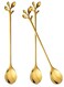 D Long Handle Stainless Steel Tea Coffee Spoons Set