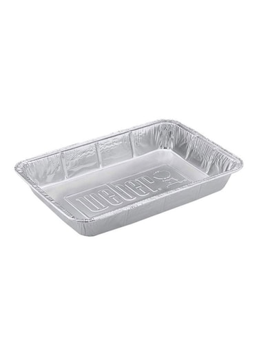 Large Drip Pan Silver Largeinch