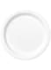 Unique Round Plate 20-Pieces, Bright White 7-Inch Size, 20 Count (Pack of 1) 31044