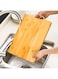 Large Double Sided Natural Bamboo Wood (40 x30cm) with Metal Handle Chopping Cutting Board for Kitchen Vegetables, Fruits &amp; Cheese, BPA Free, Eco-Friendly, Professional Grade for Strength