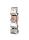 Zober Hanging Purse Organizer for Closet Clear Handbag Organizer for Purses, Handbags Etc. 8 Easy Access Clear Vinyl Pockets with 360 Degree Swivel Hook, Gray, 48&rdquo; L x 13.8&rdquo; W