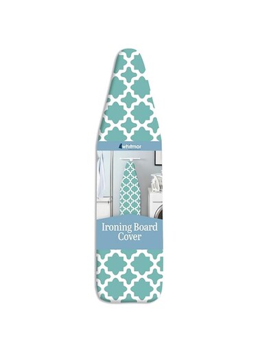 Whitmor Deluxe Scorch Resistant Ironing Board Cover, Turquoise