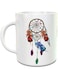 imPRESS White Ceramic Coffee Mug with Dream Catcher 1 Design