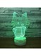 bpa 3D Illusion Led Night Light Lamp Cute Hello Kitty Baby Nursery Room Nightlight Kids Childrens Bedroom Decoration Gift 3d Lamp