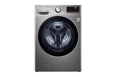 LG 15 kg Front Load Washing Machine, AI DD, ThinQ, TurboWash, Silver, F0L9DYP2S (International Version)