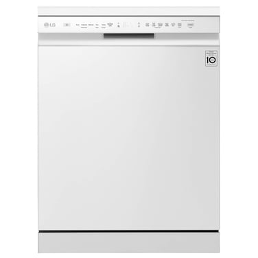 LG 14 Place Settings Free Standing 8 Prograams Dishwasher, DFB512FW, White (International Version)