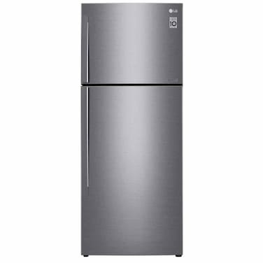 LG 438L Top Mount Refrigerator With Inverter Compressor, GR-C619HLCL, Platinum Silver (International Version)