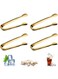 4Pcs Stainless Steel Ice Sugar Tongs, Sweet Ice Small Kitchen Tongs, Thickened Mini Serving Tongs