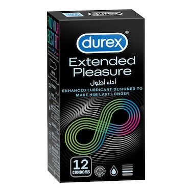Durex Extended Pleasure Condoms 12s
