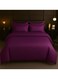 6-Piece Duvet Cover Set &acirc;&euro;&ldquo; Includes 1 Duvet Cover, 1 Fitted Sheet &amp; 4 Pillowcases &acirc;&euro;&ldquo; King/Queen/Single Sizes, Color Purple