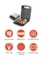 4 Slice Grill Maker &ndash; Stainless Steel Sandwich Maker with Overheat Protection 1400W SK-08127
