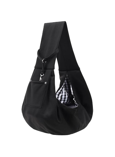 Bolivia's Dog Carrier Sling, Reversible Puppy Carrier Purse with Storage Pocket, Hand-Free Dog Sling Carrier for Carry Small Dogs and Cats，Travel Safety Harness, Dog and cat Harness