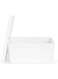 Ikea Kuggis Small Box with Plastic Lid 13 x 18 x 8 cm White