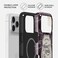 جراب Burga المميز لهاتف iPhone 17 Pro Max بتصميم Moonlit Lovers، متوافق مع غطاء صلب مزدوج الطبقات مع حماية من السيليكون - غطاء مقاوم للخدوش والصدمات