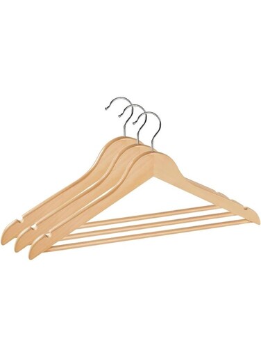3 Pack Hanger Plastic Suit Hanger Non-Slip Cloth Hangers Clothes Hanger Smooth Finish Plastic Coat Hanger Premium Hangers For Clothes Dress Suit.