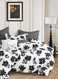 Printed Duvet Set, Queen Size Fits 150x200 cm - 6-Pcs Bed Set, Microfiber Fabric - 1 Duvet Cover, 1 Fitted Sheet, 2 Pillow Shams, 2 Pillowcases (Filler Not Included)