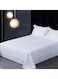 Plush Polyester Double Size Bedsheet Stripes- 230 x 240cm Luxurious Comfort for Double Beds