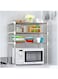 Dubai Gallery Stainless Steel 3-Tier Kitchen Dish Rack Silver/White 57X30X65Cm