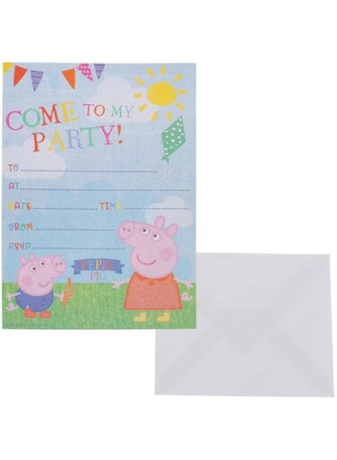 Peppa Pig &amp; George Party Invites