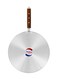 Cuisine Aluminium Tawa &acirc;&euro;&ldquo; 11 Inch (28 cm) Diameter, Wooden Handle with Hanging Loop, Ideal for Dosa, Roti, Paratha, Egg &amp; Chicken Rolls, Easy to Clean, Durable Construction, Metal Finish