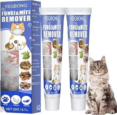 2pcs Pet Mite Removal Cream,Pet Anti Mite Cream,Mite Treatment for Dogs,Mite Remover for Dogs,Dog Itching Skin Treatment,Pet Mite Repellent Cream,Effective Dog Mite Remover,Cat Ear Mite Treatment