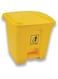 Lacot 30 Ltr Plastic Garbage Bin with Pedal, Step on Waste Bin (Yellow)