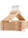 Ankila Home Wooden Hangers, Non Slip Wood Clothes Hanger for Suits, Pants Hanger, Skit Hangers 360&deg; Swivel Hook Heavy Duty Clothing Hanger Set - Coat Hangers for Closet (10)