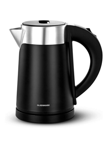 Olsenmark 1.0 L Double Layer Electric Kettle- OMK7028, 800 W, 360-Degree Rotation Base with Auto Safety Off, Overheat Protection