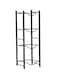 Four-Layer Vertical Water Bottle Storage Rack &acirc;&euro;&ldquo; 105&Atilde;&mdash;34&Atilde;&mdash;33 cm Single Row (Black)