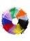 Monico 100Pcs 10 x 15CM Mixed Color Sheer Drawstring Organza Jewelry Pouches Wedding Party Christmas Favor Gift Bags (Mixed Color)