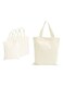 25-Piece Cotton Tote Bags White 42x38cm