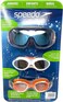 Speedo Junior Swim Goggles 3-Pack, Multi-Color &amp; Shape - Variety Pack