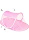 Soft and Portable Baby Mosquito Net Fabric Pink 60 x 54 x 104cm