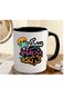 Funny Arabic Quote Mug Arabic Birthday Wish Translation Cup, Candy in Black