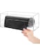 Acrylic Trash Bag Dispenser Roll Holder Garbage Plastic Bag Holder Dispenser Wall Mount Single Side Loaded Storage Box Organizer for Kitchen Grocery Shops(10 x 4 x 4 Inch)