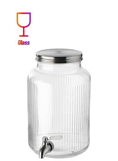 Jar with Tap, Transparent, 5.0 L